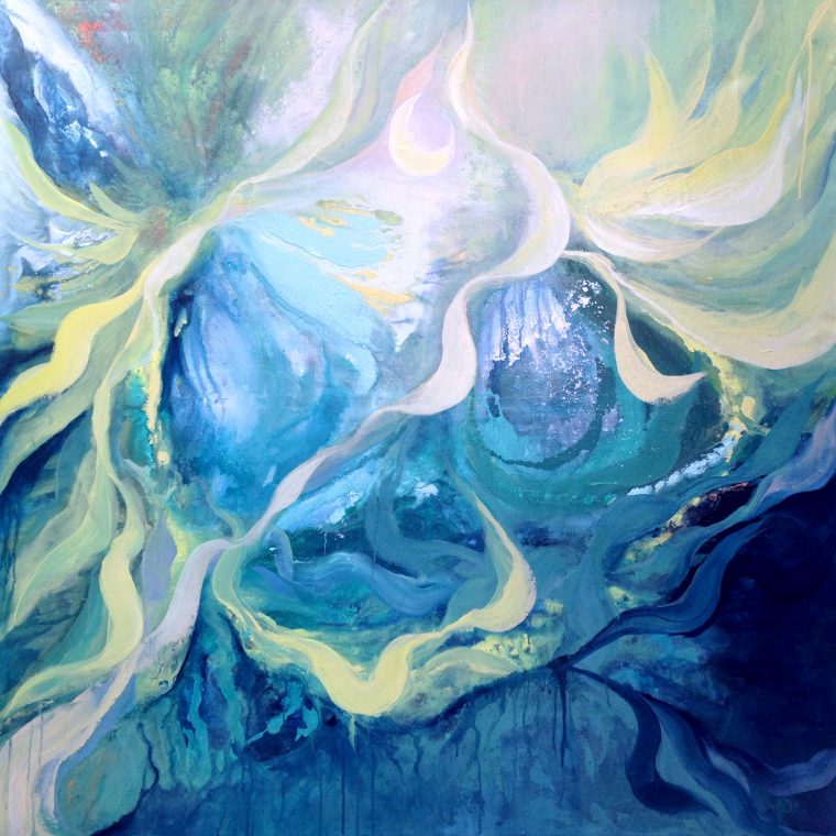 "After The Storm"
60" x 60"
Acrylic and mixed media on canvas
Paint mixed with ocean water - Santa Cruz, CA
2016 copyright
SOLD