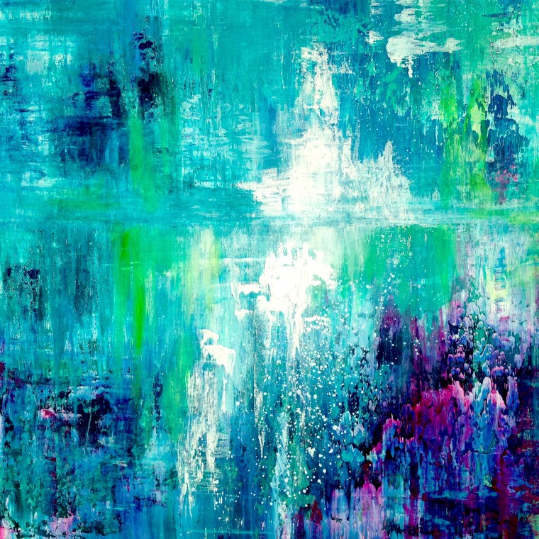 "Salt Water Guardian"
24"x24"
Acrylic on canvas
Paint intermixed with water from Pacific Ocean
2015 copyright
SOLD