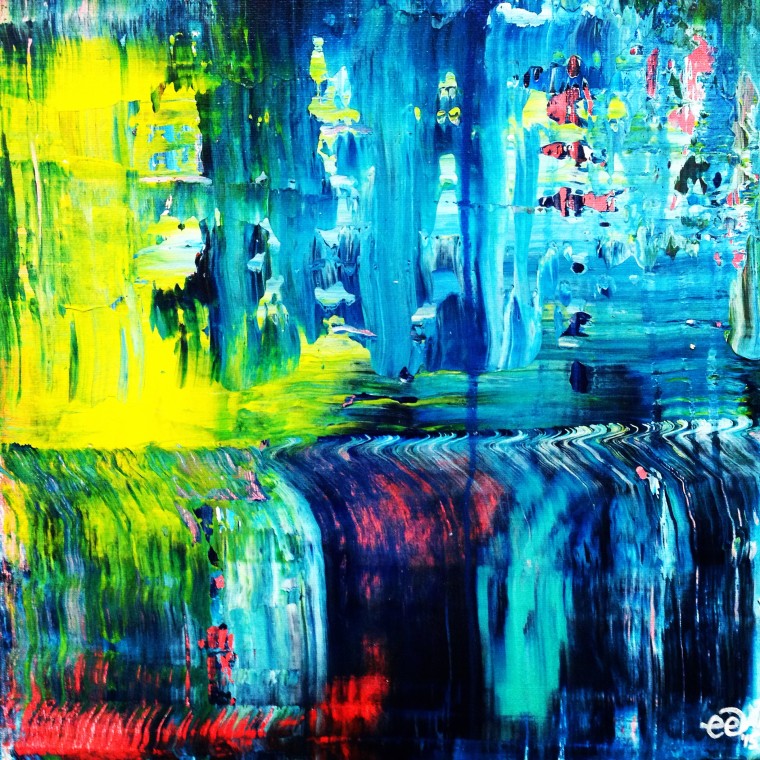 "Yellow"
12"x12"
Acrylic on canvas
Paint mixed with ocean water from Santa Cruz, CA
2015 copyright
SOLD