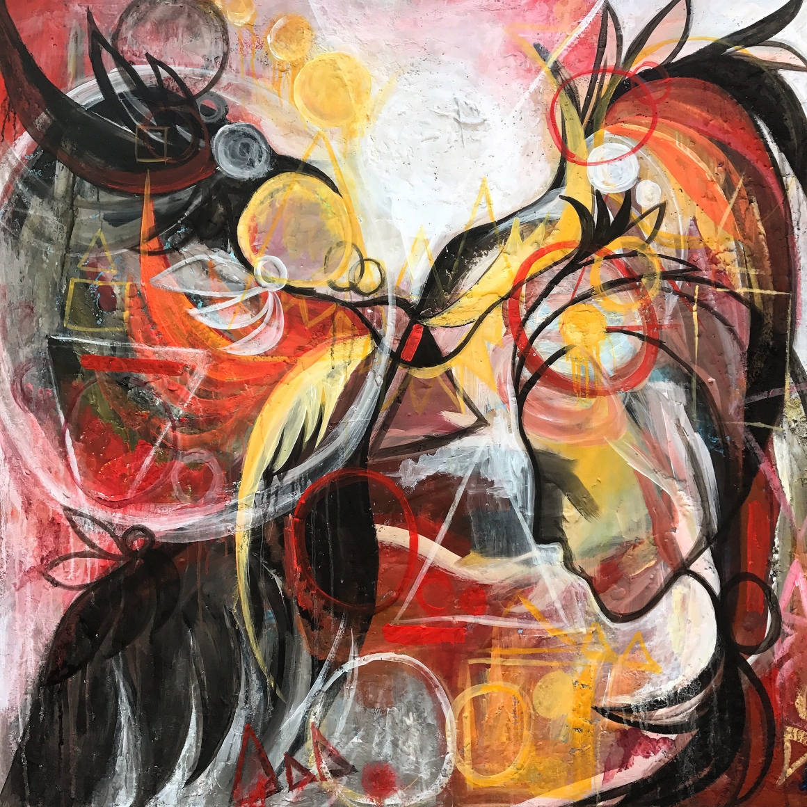 "Fly Free Hummingbird"
36x36
Acrylic and mixed media on canvas
Paint mixed with ocean water - Pacific
Maps embedded within the painting
2017 copyright
SOLD