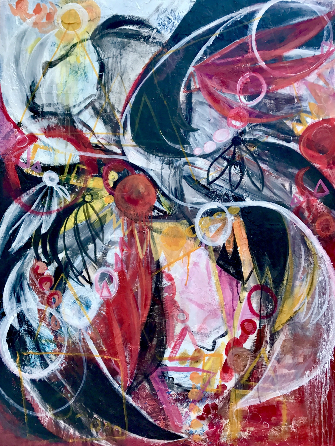 "Spirit Wings"
36x48
Acrylic and mixed media on canvas
Paint mixed with ocean water - Pacific
Maps of Africa and NorCal embedded within the painting
2017 copyright
SOLD