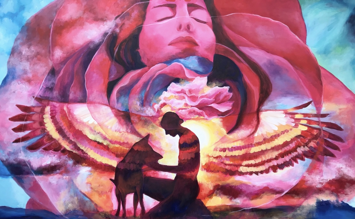 "Follow Your Truth"
Size 48x30"
Acrylic on canvas
Copyright 2020
Not for sale