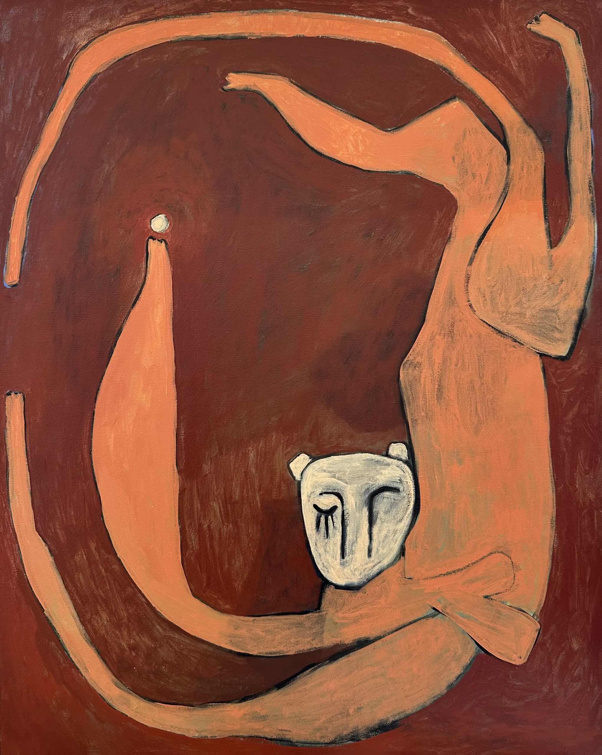 FURTHER LOOKING INWARD
24x30 inches -
acrylic and earth pigment on canvas -
2024 -
"it's already within..." -
contact to inquire